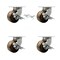 Service Caster 6'' Heavy Duty High Temp Phenolic Caster Set 4 Brakes 2 Swivel Locks, 4PK CRAN-KP92S630-PHRHT-SLB-BSL-2-SLB-2 - alternate 1